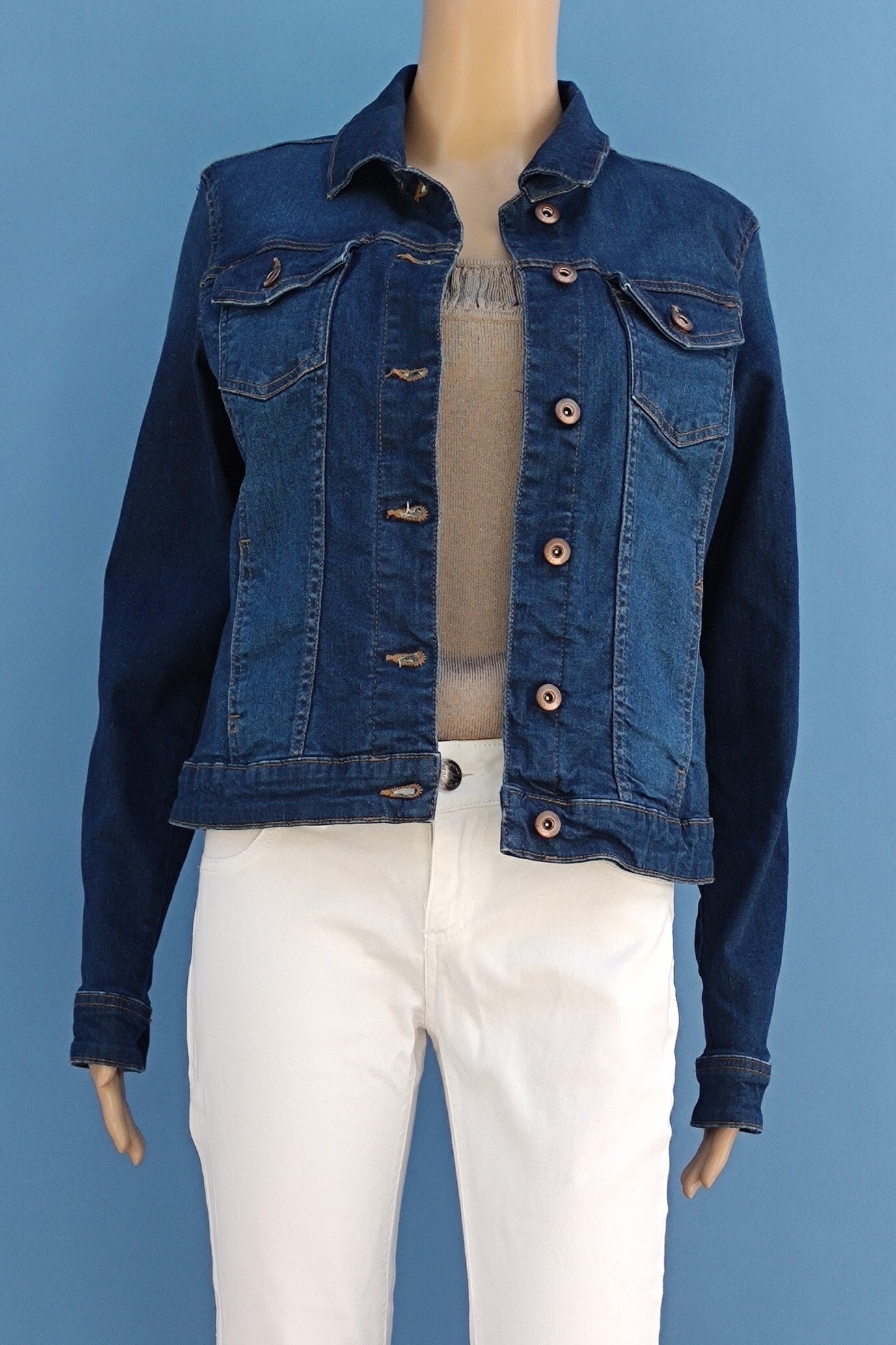 Esprit Jeansjacke dunkelblau Gr. M (38)