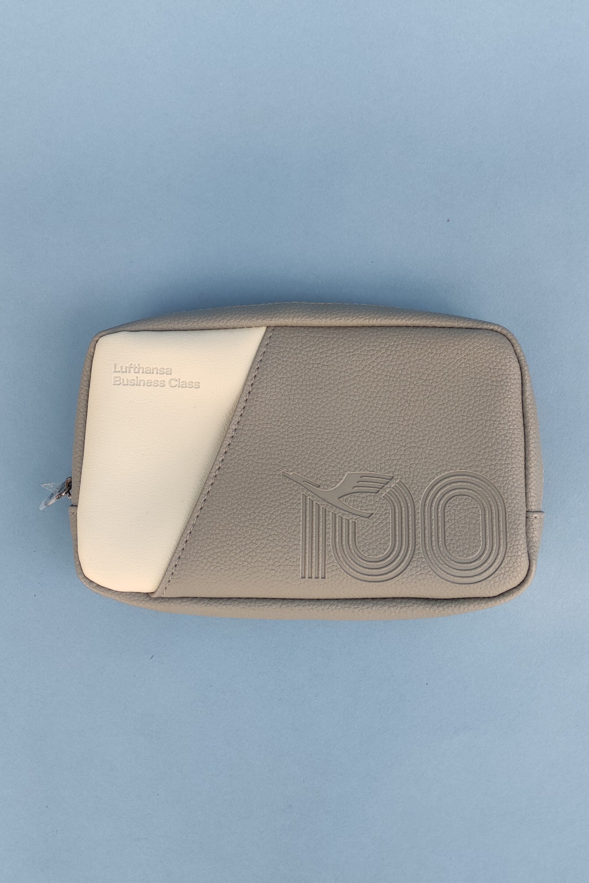 Lufthansa 100 Jahre Lufthansa Sonderedition Kosmetiktasche grau (NEU