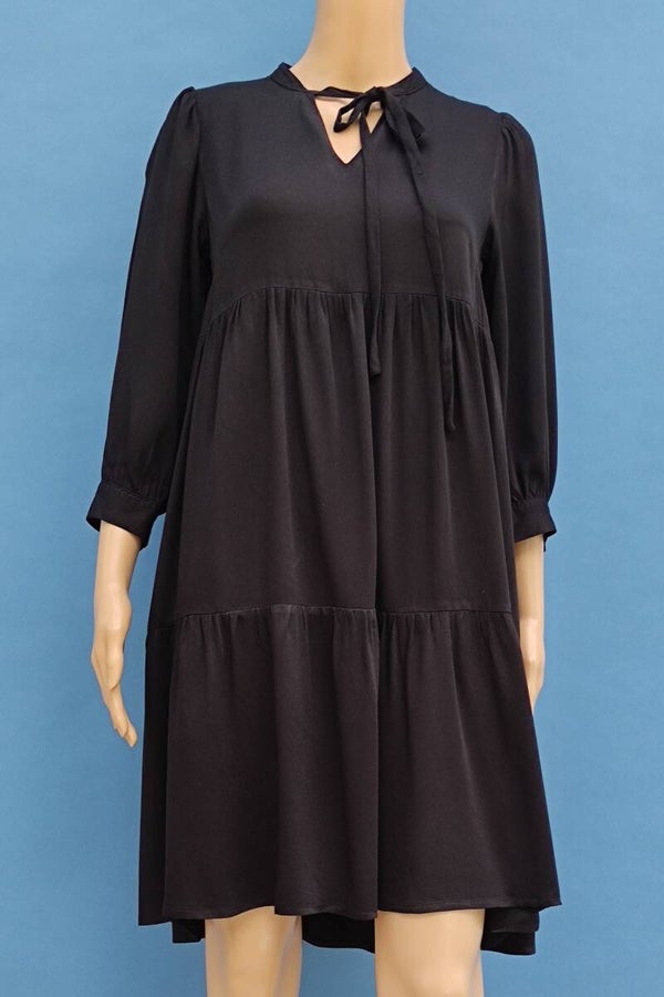 Body Flirt Tunikakleid 3/4 Arm schwarz Gr. XS (34)