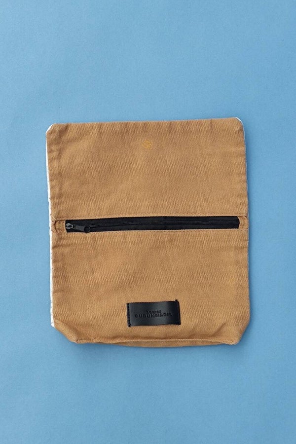 VVON SUGUNNASIL Kosmetiktasche beige/weiß NEU