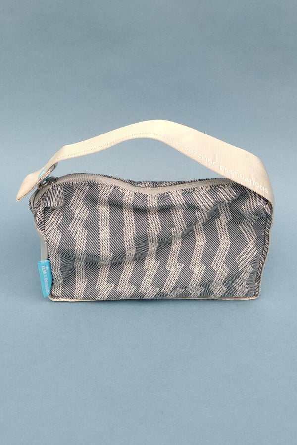 KLS Airlines Kosmetiktasche grau/blau NEU