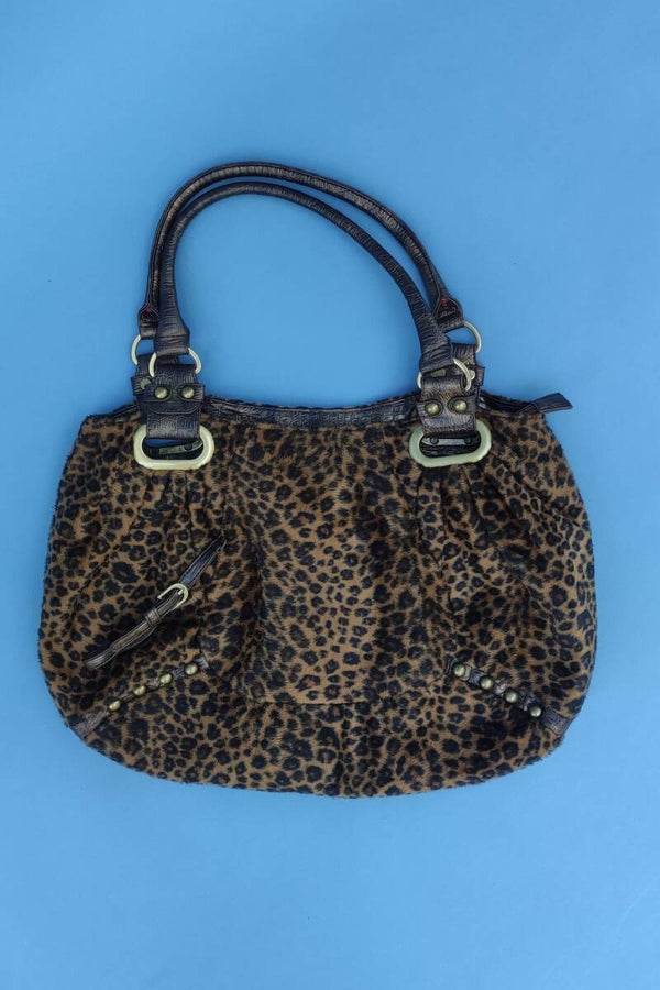 Alexander Handtasche braun mit Leopardenmuster