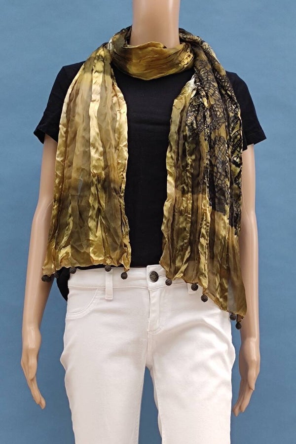 Bonita Tuch khaki schwarz