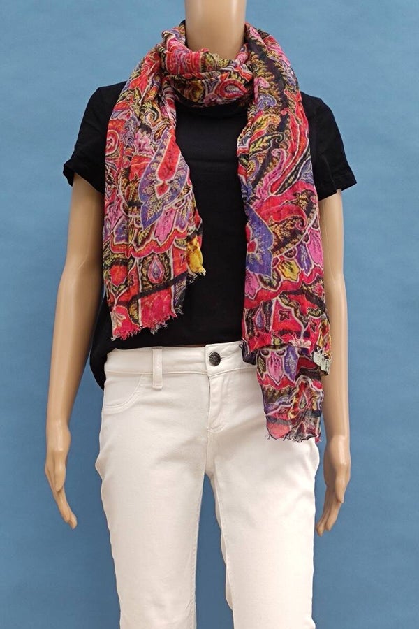 Bhauna Tuch bunt mit Muster