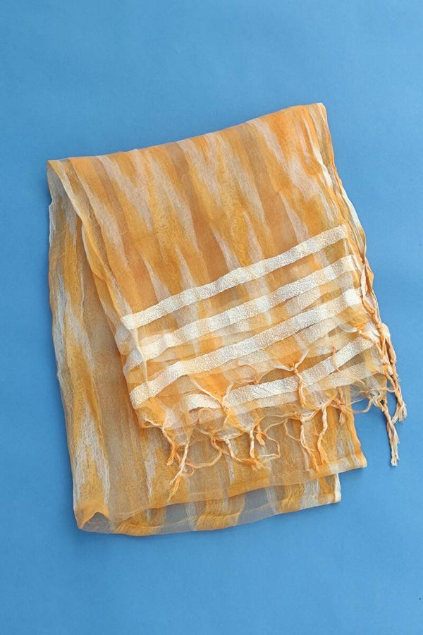 großes Tuch orange