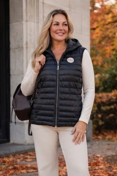 Sun Valley Daunen Weste schwarz Gr. XL (42)