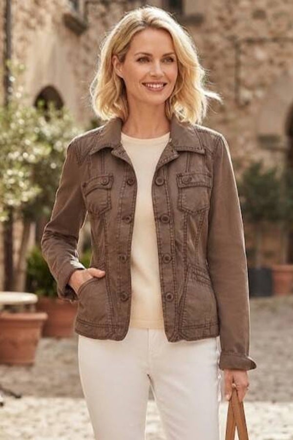 Esprit Jacke braun Gr. M (38)