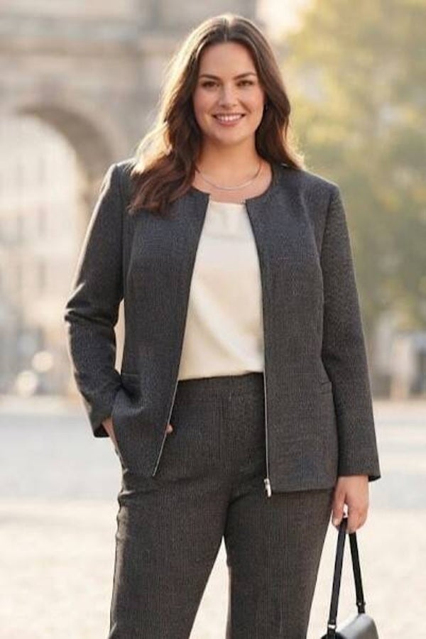 Gerry Weber Blazer schwarz weiß gepunktet Gr. XXL (44)