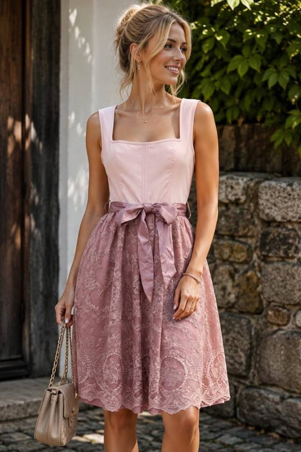 Dirndl Kleid ärmellos rosa Gr. XS (34)