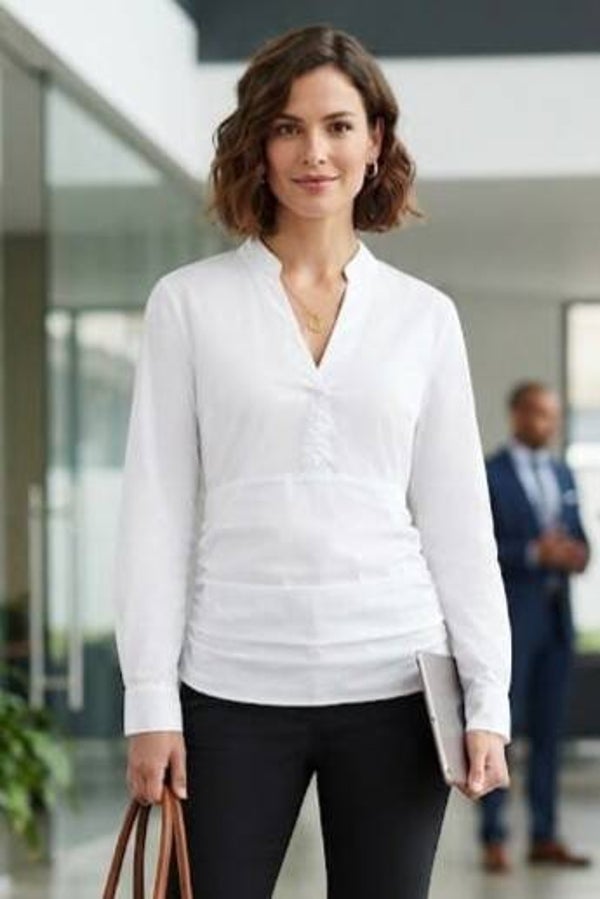 Cinque Businessbluse langarm weiß Gr. L (40)