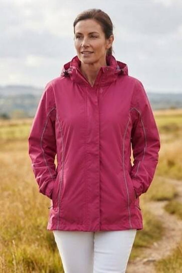 Crane Wind- und Regenjacke pink Gr. L (40)