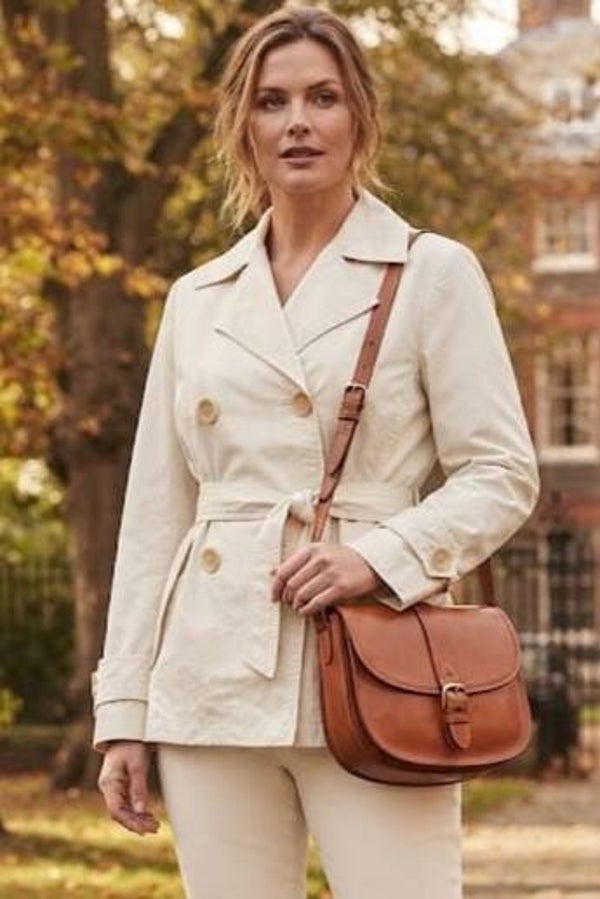 Cinzia Rocca Kurzmantel Jacke beige Gr. L (40)