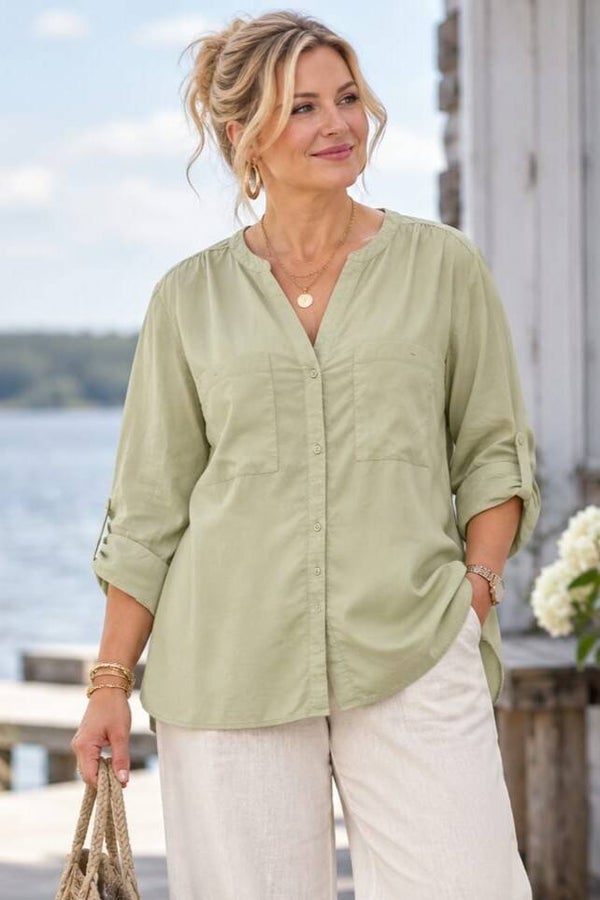 Street One Bluse hellgrün Gr. XXL (44)