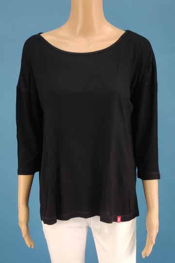 Esprit Langarmshirt 3/4 Arm schwarz Gr. S (36)