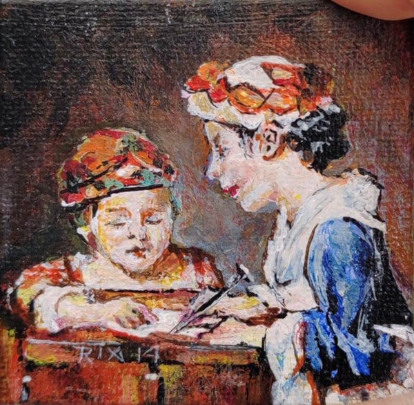 Miniatuur naar Chardin