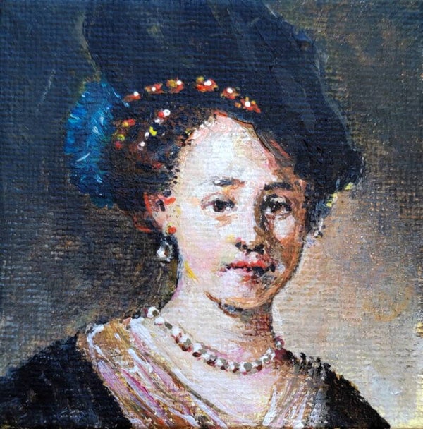 Miniatuur naar Rembrandt,