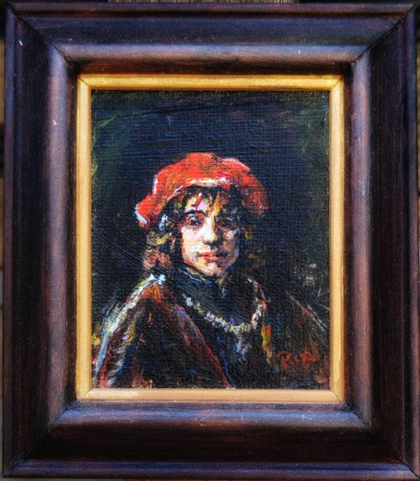 Miniatuur naar Rembrandt
