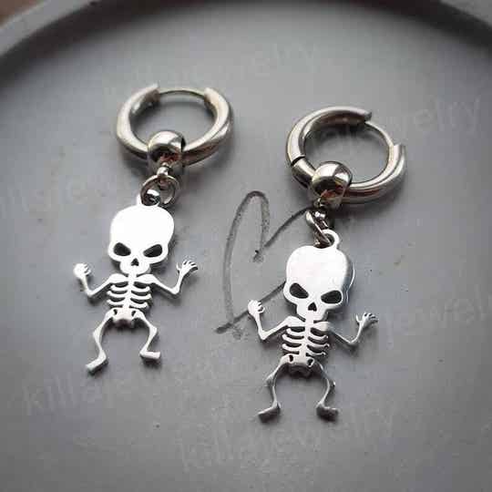 Skeleton earrings