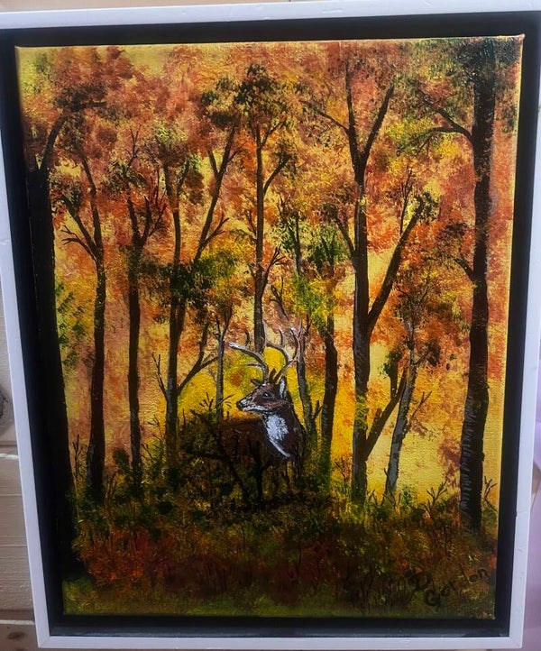 Deer in the Autumn Woods