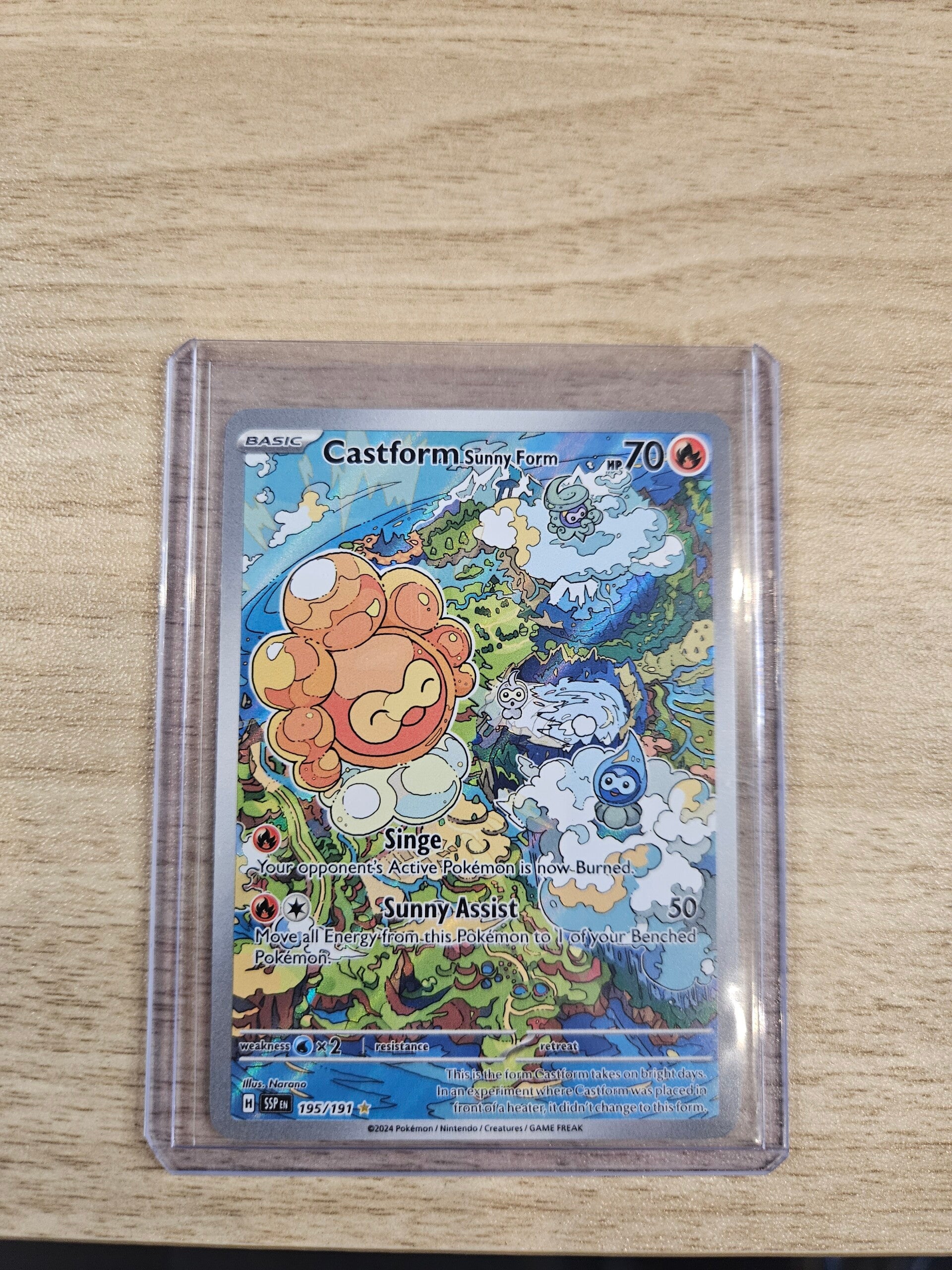 Castform Sunny Form (SSP 195)