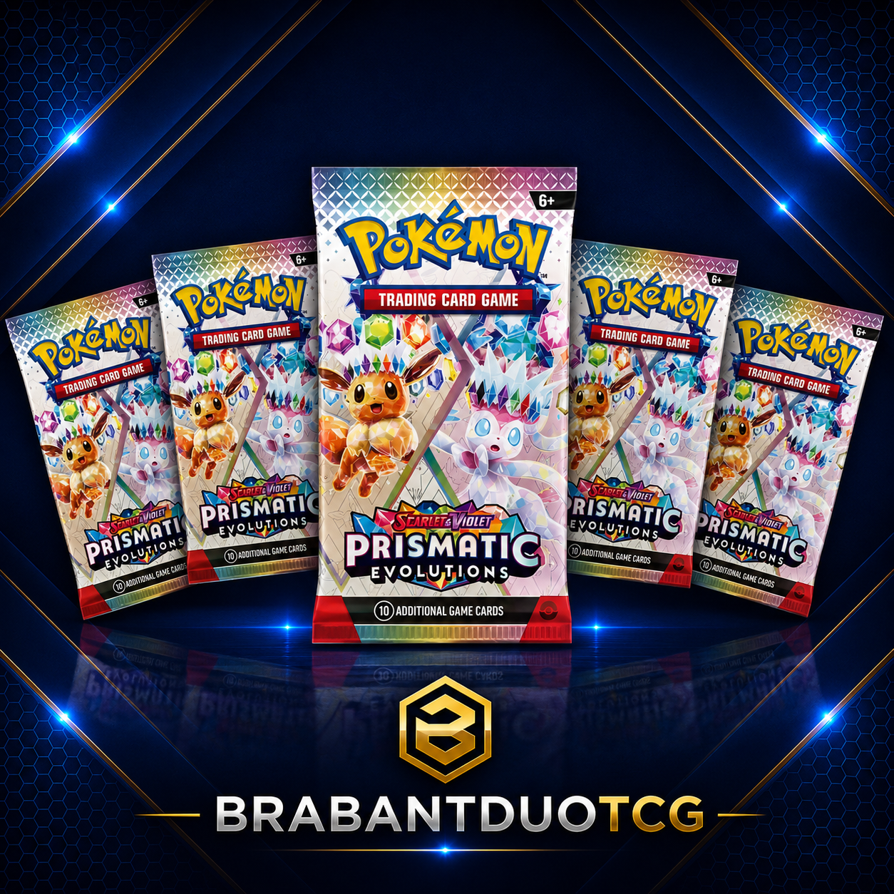 Prismatic Evolutions Booster Pack x5