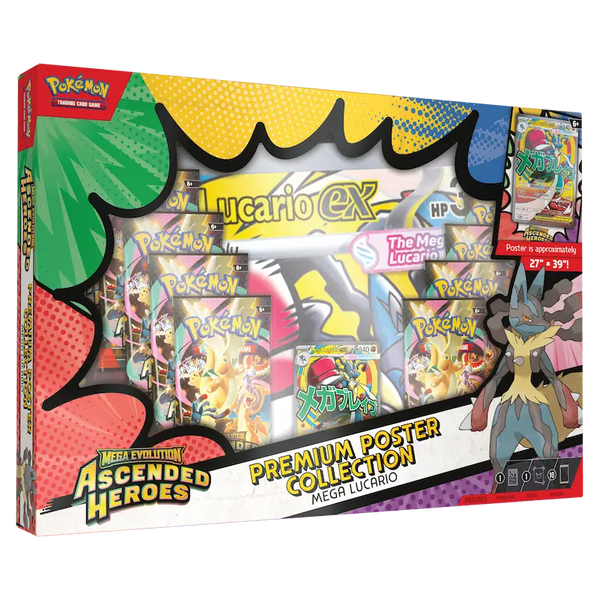 Pokémon Premium Poster Collection ME2.5 Ascended Heroes - Mega Lucario ex