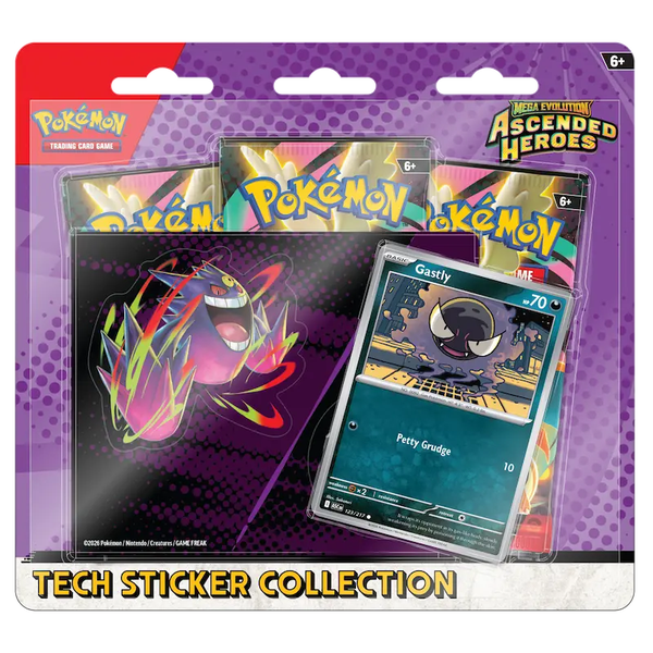 Ascended heroes 3-pack blister Gastly