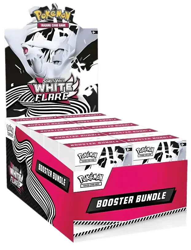 White Flare Booster Bundle Display