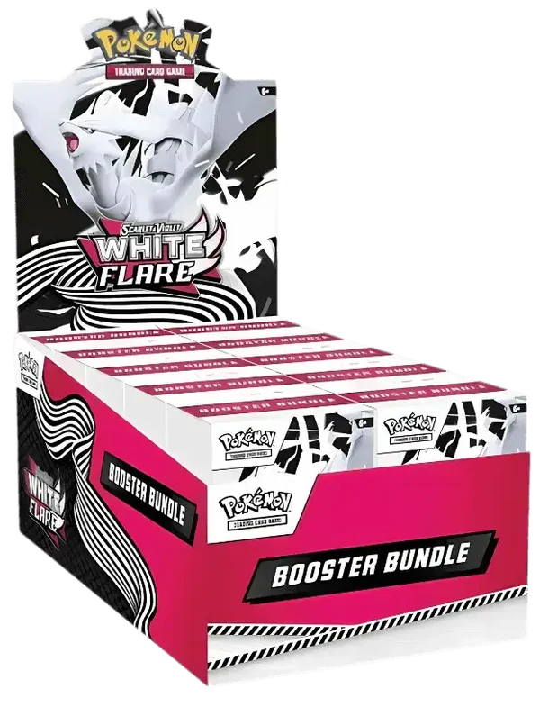 White Flare Booster Bundle Display