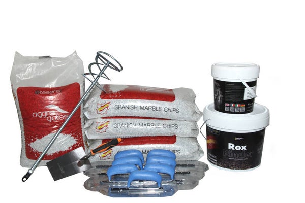 Kit completo de inicio de resina de 4 m²