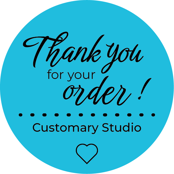 Gepersonaliseerde 2 inch ronde stickers – 12 stuks | Starterpack