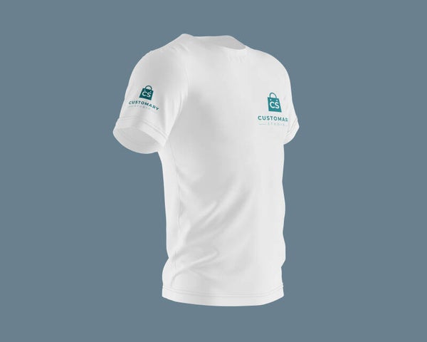 T-shirt | Mouw + Borst klein + Achterkant