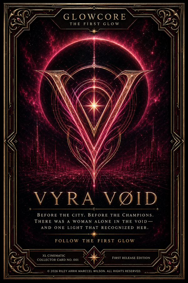 [Physical] VYRA VØID — THE FIRST GLOW XL Cinematic Collector Card No. 001