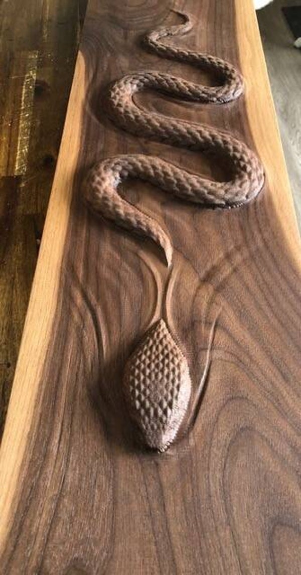 CNC  carved  image