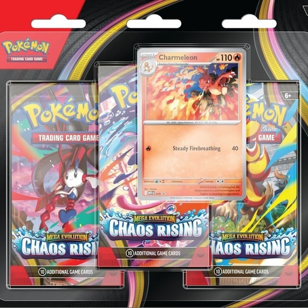 Mega Evolution - Chaos Rising Booster 3 Pack