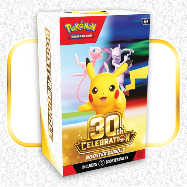 Pokémon TCG: 30th Celebration – Booster Bundle – 6 Boosters | EN