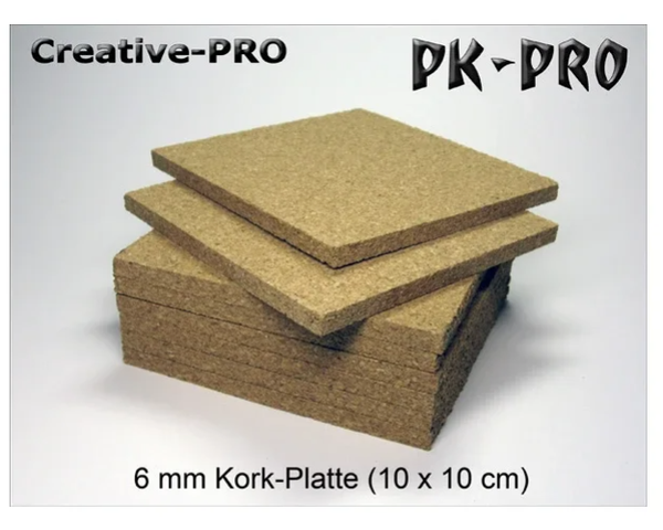 PK-PRO Cork Tile 10x10cm