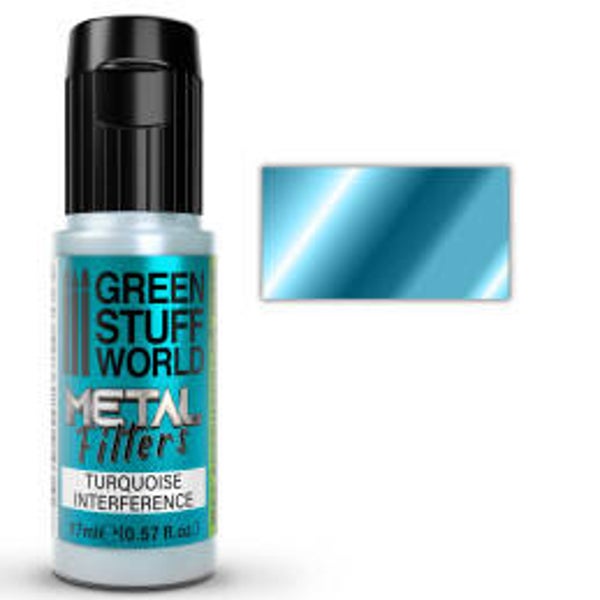 Green Stuff World Metal Filters Turquoise Interference 17ml
