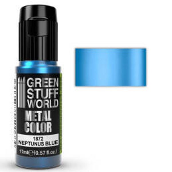 Green Stuff World Acrylic Metal Paint Neptunus Blue 17ml
