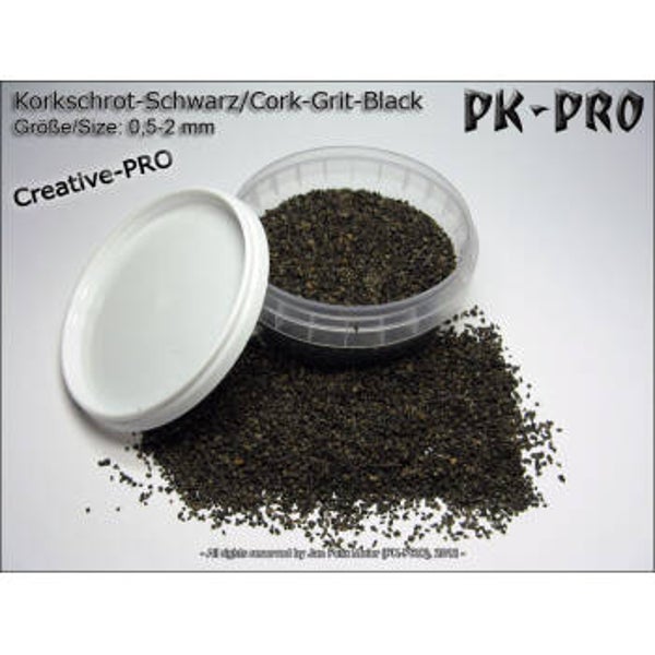 PK-PRO Cork Grit Black 0.5-2mm