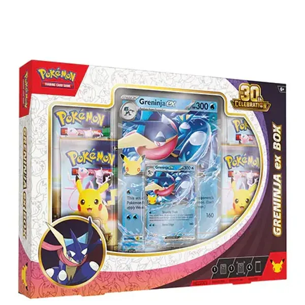 Pokémon TCG: 30th Celebration Pokémon ex Box — Greninja ex