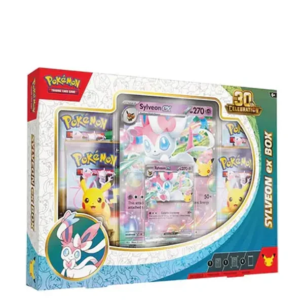 Pokémon TCG: 30th Celebration Pokémon ex Box — Sylveon ex