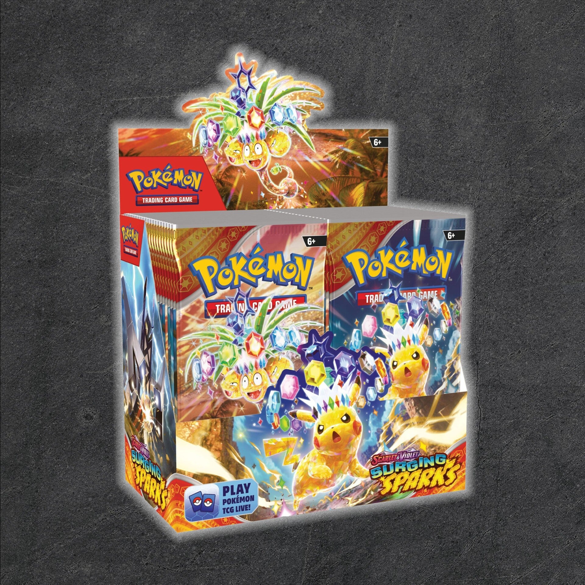 Scarlet & Violet - Surging Sparks Booster Display