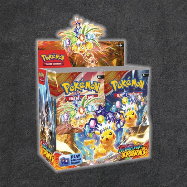 Scarlet & Violet - Surging Sparks Booster Display