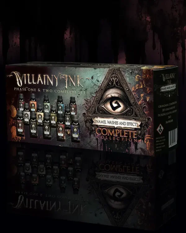 Villainy Inks - Handcrafted Enamel Washes 30ml - COMPLETE Collection x14 colors