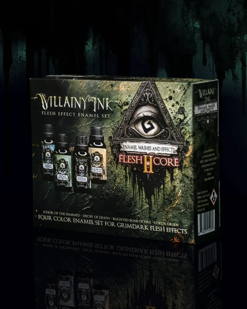 Villainy Ink Enamel - Flesh Core Set 2 V3.0 (4x30 mL)