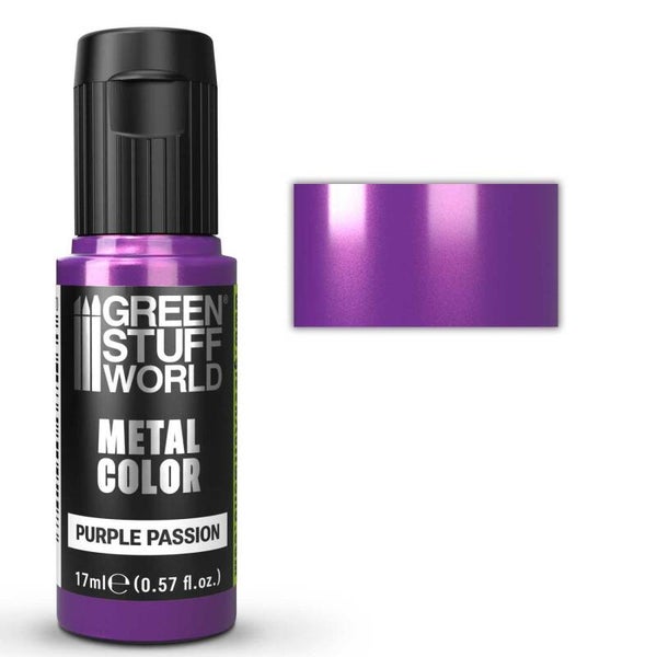 Green Stuff World Acrylic Metal Paint VIVID Purple Passion 17ml