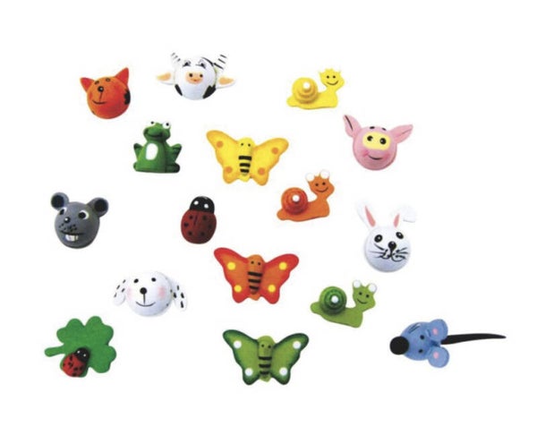 HOUTEN DIEREN 3D (48 stuks)