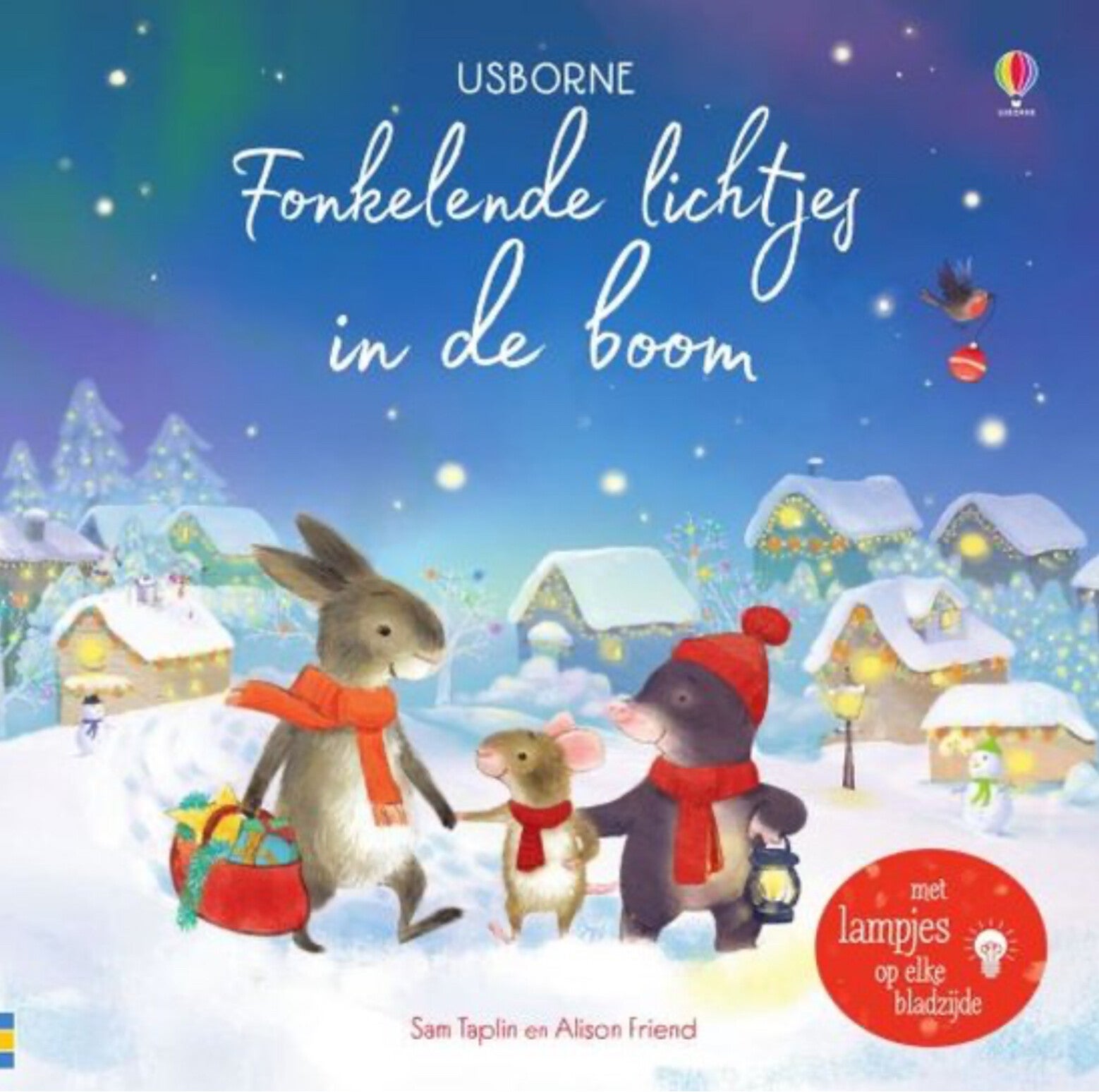 FONKELENDE LICHTJES IN DE BOOM (kartonboek met lichtjes)