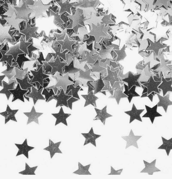 ZILVEREN CONFETTI STERREN (15 gram)